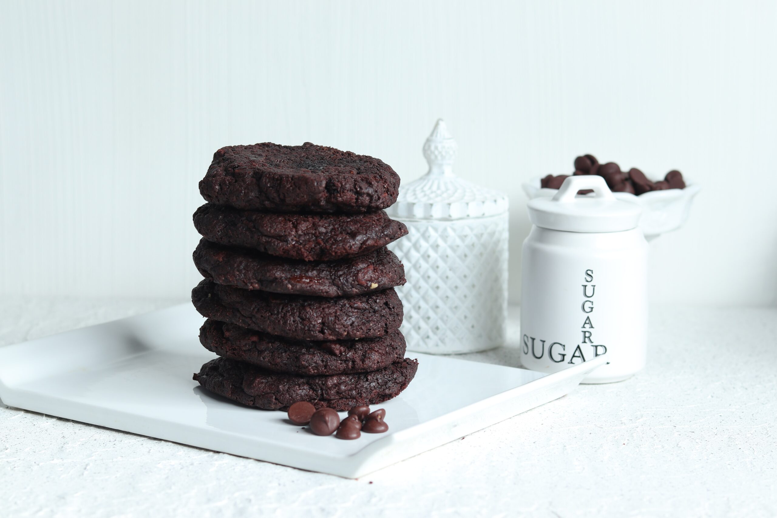 cookies with dark chocolate